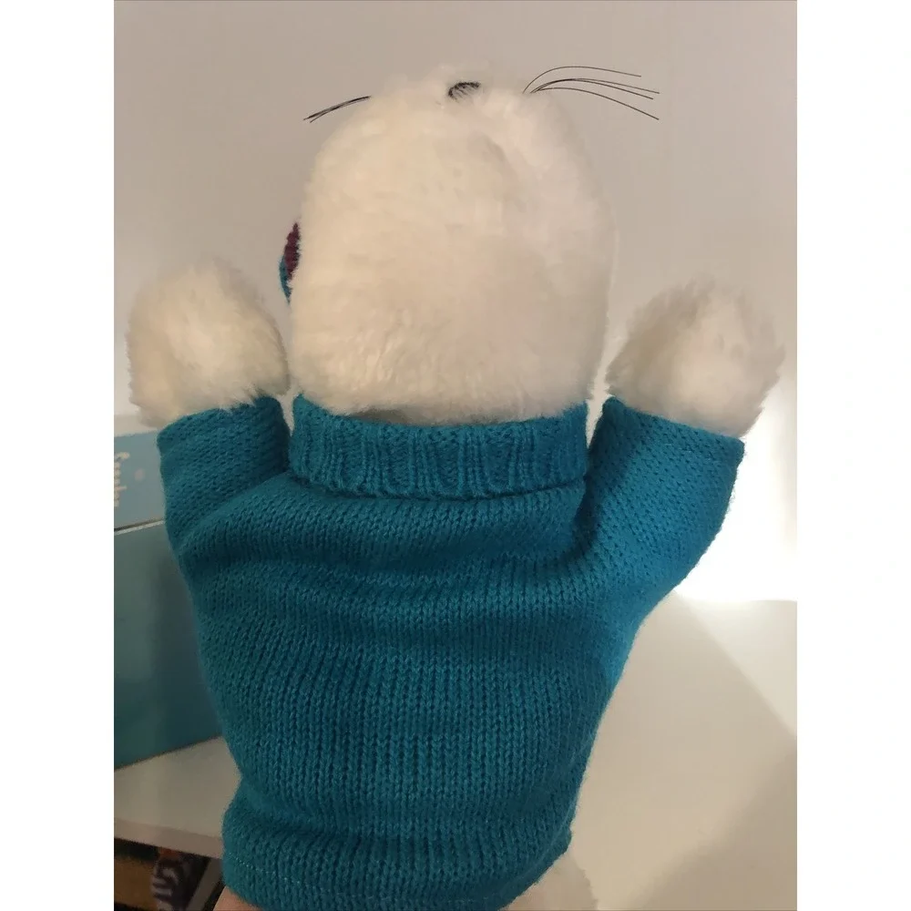 AVON BABY SEAL SCOOTER PLUSH STUFFED HAND PUPPET FULL‎ BODY W/box Vintage